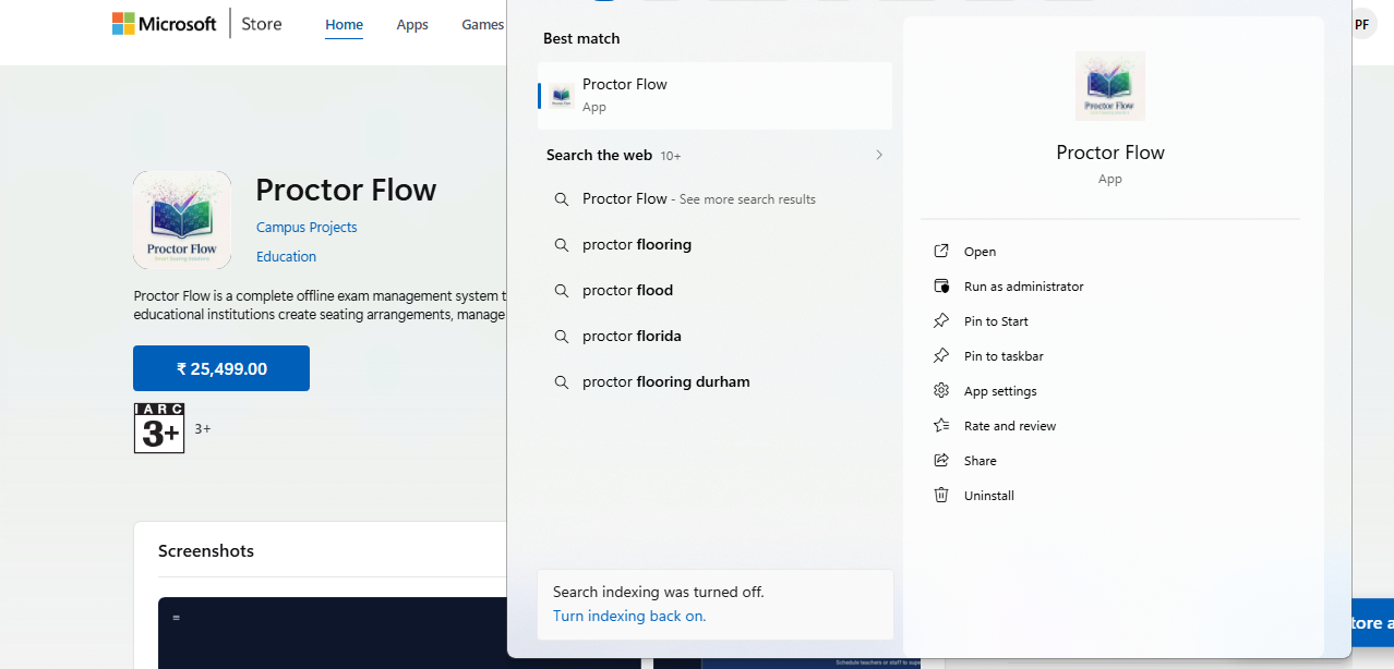 Proctor Flow Mobile Attendance Preview
